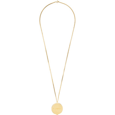 VETEMENTS — Gold Pendant Necklace