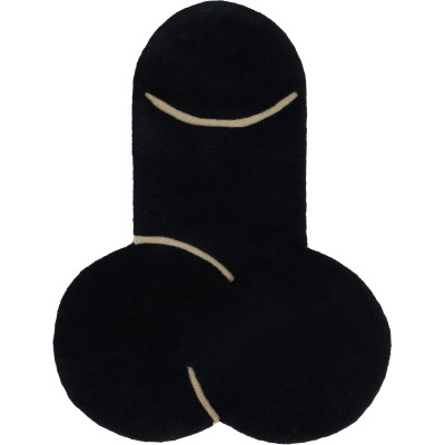 Carne Bollente — Carne Bollente Black Floor Is Lava Rug