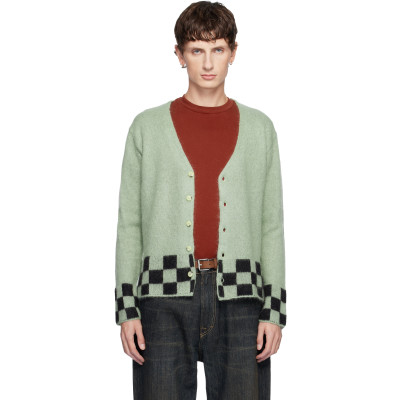Second/Layer — Second/Layer Green Chevy Cardigan