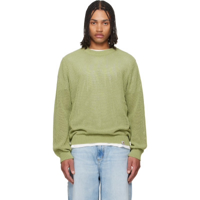 Carhartt Work In Progress Green Stockton Sweater