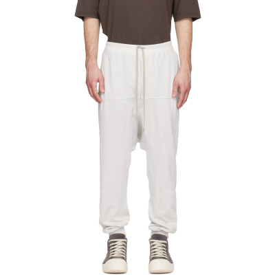 Rick Owens DRKSHDW — Off-White Temple Drawstring Lounge Pants