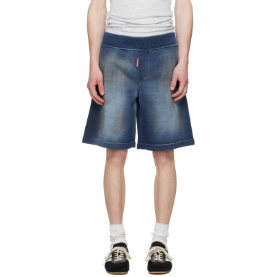 Dsquared2 — Indigo Knit Shorts