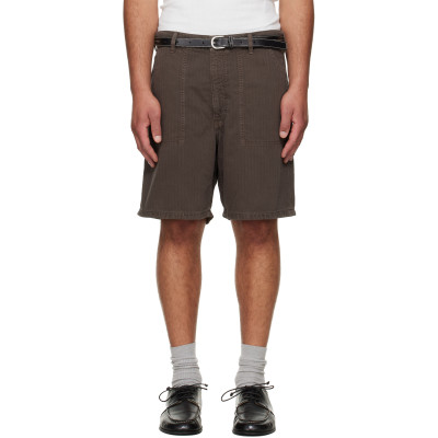 Jeanerica — Brown Genua Worker Chino Shorts