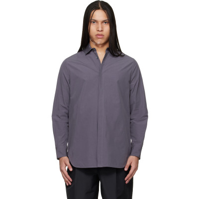 Jil Sander — Gray Open Back Shirt