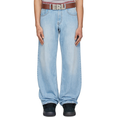 ERL — Blue Woven Jeans