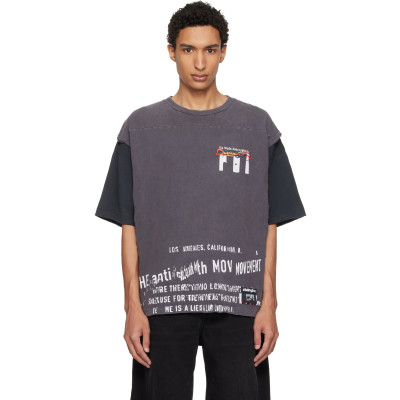 Rivington Roi Rebis — Gray Moda Apocrypha Quad T-shirt