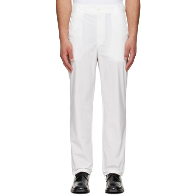 LII — LII White Straight Fitted Active Trousers