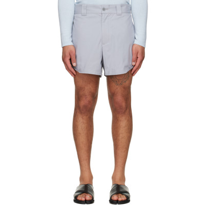 LII — LII Gray Rolled-Hem Shorts