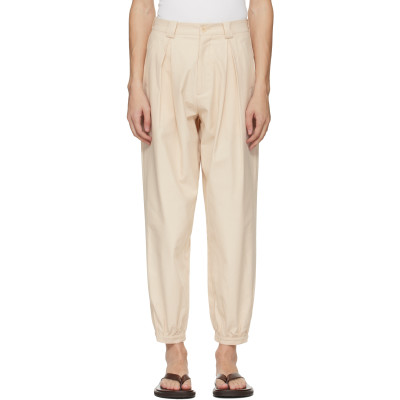 Colbo — Off-White Gathering Trousers