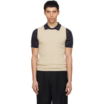 CARRER — CARRER Beige Tone Tank Top