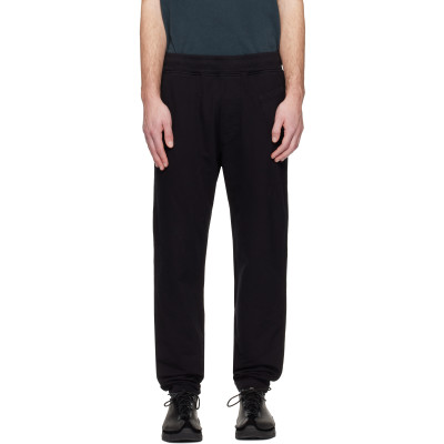 C.P. Company — Black Light Fleece Lens Sweatpants