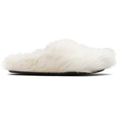 Marni — Off-White Fussbett Sabot Slip-on Loafers