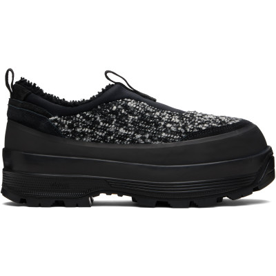 Diemme — Black & White Badia Basso Shearling Sneakers