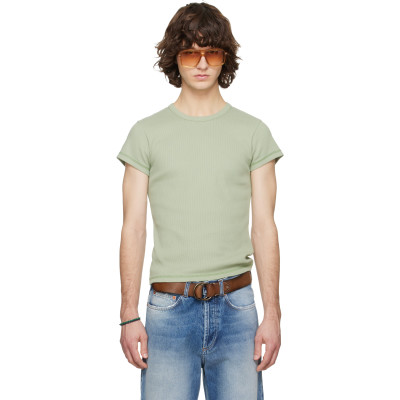 Sanderlak — Sanderlak Green Skinny Rib T-shirt