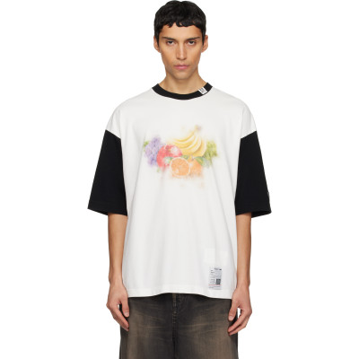 Maison MIHARA YASUHIRO — White Fruit Printed T-shirt