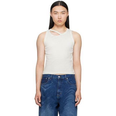 CAMPERLAB — CAMPERLAB Gray Ribbed Tank Top