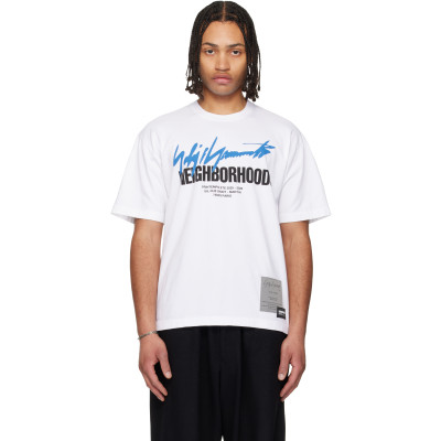 Yohji Yamamoto — White Neighborhood Edition SS-2 T-shirt