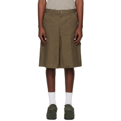 Toga Virilis — Toga Virilis Khaki Canvas Shorts