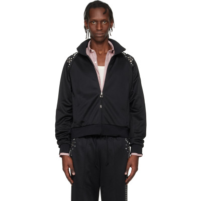Toga Virilis — Toga Virilis Black Jersey Track Jacket