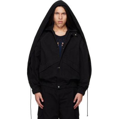 EGONlab — EGONlab Black Back Fold Track Jacket