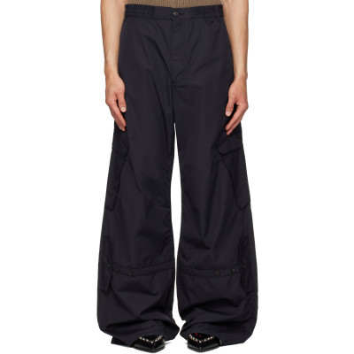 EGONlab — EGONlab Black Utility Pocket Light Cargo Pants