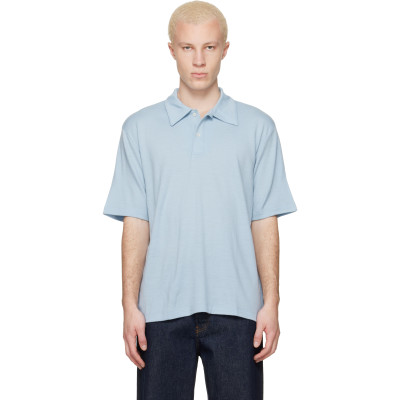 Lady White Co. — Blue Summer Wool Polo
