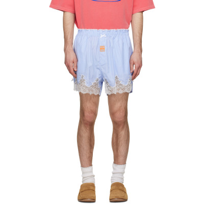 Martine Rose — Blue 'French Knickers' Shorts