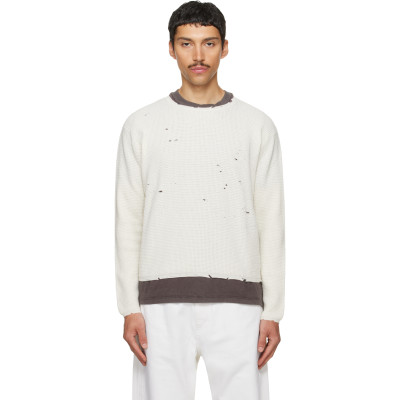 Second/Layer — Second/Layer Off-White Friends Pullover Sweater