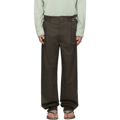 Kiko Kostadinov — Brown Egreta Trousers