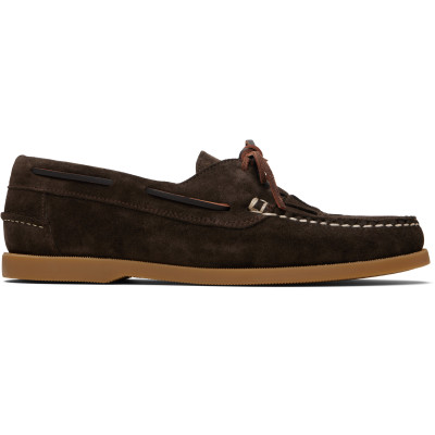 HEREU — Brown Saler Nautic Suede Boat Shoes