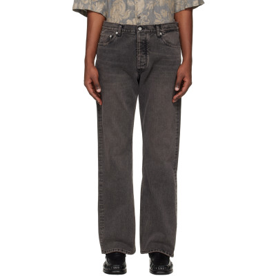 HOPE — Black Relaxed Bootcut Jeans