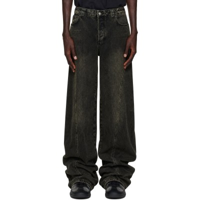 AVAVAV — AVAVAV Brown Shar-Pei Stonewashed Jeans