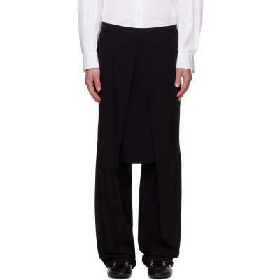 AVAVAV — AVAVAV Black Petronella Overlay Skirt Suit Trousers