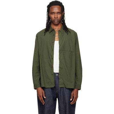 YMC — YMC Green Blackout Overshirt