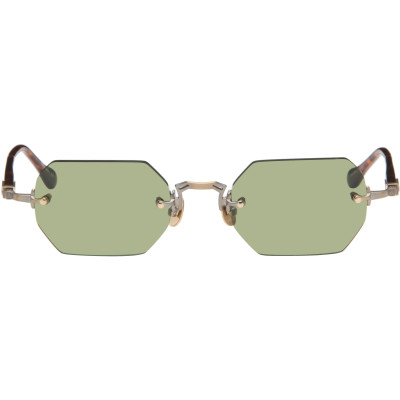 Matsuda — Matsuda Gold & Brown M5010 Sunglasses