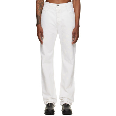 ALEXANDER DIGENOVA — ALEXANDER DIGENOVA White Painter Jeans