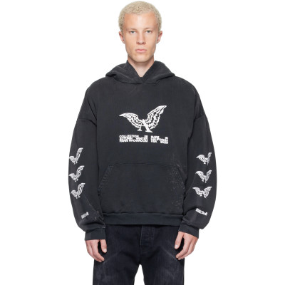 ALEXANDER DIGENOVA — ALEXANDER DIGENOVA Black Showroom Hoodie