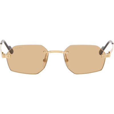 Cartier — Cartier Gold 'Première de Cartier' Sunglasses