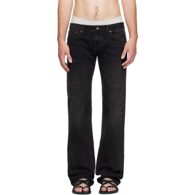 Raimundo Langlois — Raimundo Langlois Black Slim Straight Jeans