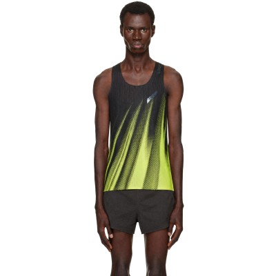 SOAR Running — Soar Running Black & Yellow Race Vest 2.0 Print Tank Top