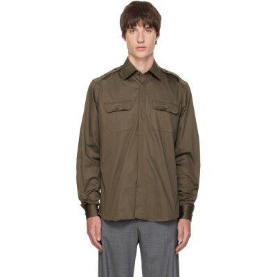 AARON ESH — AARON ESH Khaki Military Shirt