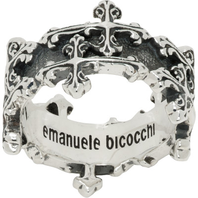 Emanuele Bicocchi — Emanuele Bicocchi Avelli Cross Double Band Ring
