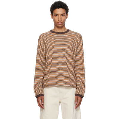 CAWLEY — Cawley Brown Jersey Long Sleeve T-shirt