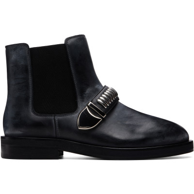 Bluemarble — BLUEMARBLE Black Studded Chelsea Boots