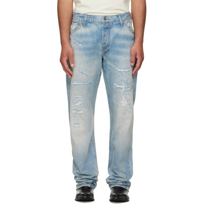 COÛT DE LA LIBERTÉ — COÛT DE LA LIBERTÉ Blue Bobby Selvage Relaxed Jeans