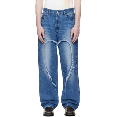 Carne Bollente — Carne Bollente Blue 'Love Pants Gone Wild' Jeans