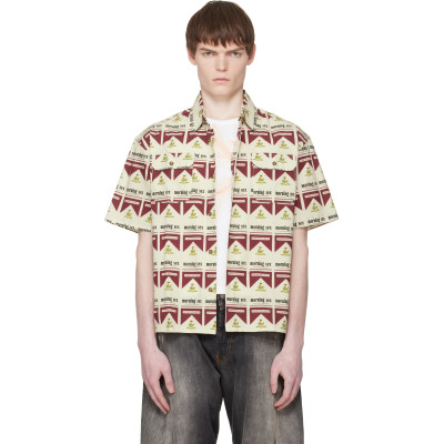 Carne Bollente — Carne Bollente Off-White 'Smoking Hot' Shirt