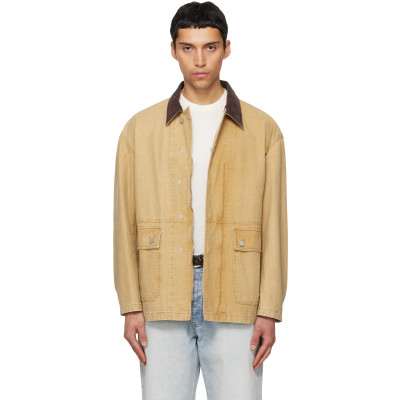 TONYWACK — TONYWACK Beige Garment Washed Barn Jacket