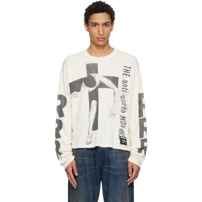 Rivington Roi Rebis — Rivington Roi Rebis Off-White Pop Out Thermal T-shirt