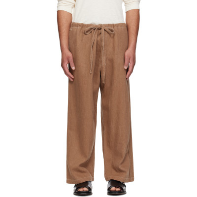 Colbo — colbo Brown Cropped Farm Trousers